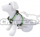 Postroj DOG FANTASY Classic zelený 35 - 50 cm