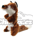 Hračka DF Skinneeez Plush pískací liška 45 cm