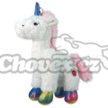 Hračka DF Stuffed Toy jednorožec pískací mix barev 26cm