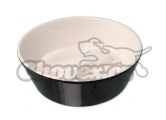 Miska Dog Fantasy keramická černá/bílá kost 18x6cm, 650ml
