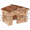 Domek dřevěný jednopatrový 20,5x14,5x12cm