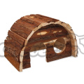 Domek SMALL ANIMALHobit dřevěný s kůrou 25x16x15cm