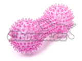 TPR – činka růžová, hračka z termoplastické pryže 15cm