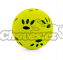 Gumový žlutý míček - tlapky 4,7cm