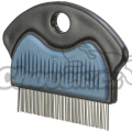 Hřeben velmi jemný na blechy a prach, kovový 7 cm