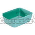 Ferplast NIP 10 H WC-toaleta pro kočky, tyrkysová 46x36x16cm