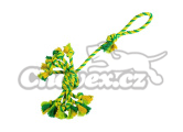 Trixie Přetahovadlo SPIDER HIP HOP s 11rameny 51cm/150g limetka