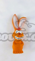 Zajíc pískací oranžový LATEX 17cm