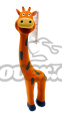Žirafa pískací 25cm - LATEX