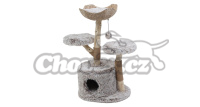 PetBuddy škrabadlo SIRACUSA, hruškový strom/vodní hyacint, béžová/přírodní