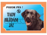 Cedulka Labradorský retriever černý