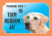 Cedulka Labradorský retriever světlý