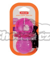 Hračka pes dudlík TPR POP PACIFIER 10cm růžová Zolux