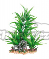 Akvarijní rostlina plast na podstavci 28cm