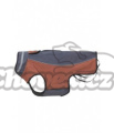 KRUUSE obleček softshell šedá/hnědá 48cm