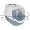 WC Cathy Easy Clean modro-šedá,krytá,filtr 56x40x40cm/1ks