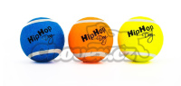 Tenisový míč neonový ve tmě svítící,pískací 6,5cm (3 ks/bal) HIPHOP DOG