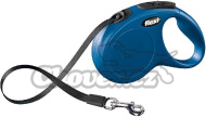 Flexi vodítko NEW classic S 15kg/5m modré pásek