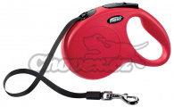 Flexi vodítko NEW classic L 50kg/5m červené pásek