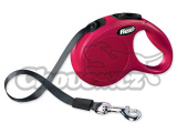 Flexi vodítko NEW classic XS 12kg/3m červené pásek