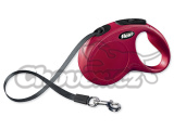 Flexi vodítko NEW classic S 15kg/5m červené pásek