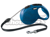 Flexi vodítko NEW classic M 20kg/8m modré šňůra
