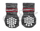 Ponožky TRIXIE protiskluzové šedé XS-S (2ks)