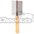 Hřeben TRIXIE oboustranný střední 17cm