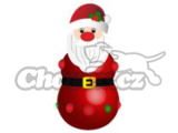 Hračka Vánoční Santa 15cm - LATEX