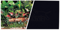 Akvarijní pozadí  tapeta MARINA oboustranné rostliny / černé v45cm/1cm